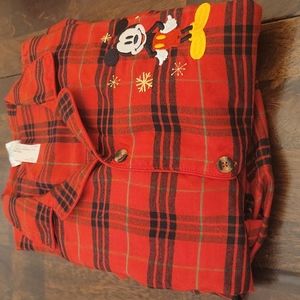 Men's Disney Plaid Christmas PJs
